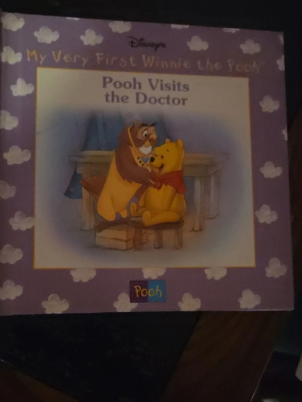 2 Disney Winnie the Pooh Mini Story Books - Lavender Covers